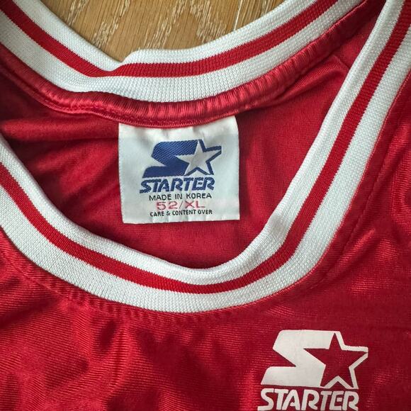 Vintage Starter Indiana Hoosiers Basketball Jersey Mens 52 XL #34 Brian Evans - Picture 2 of 3